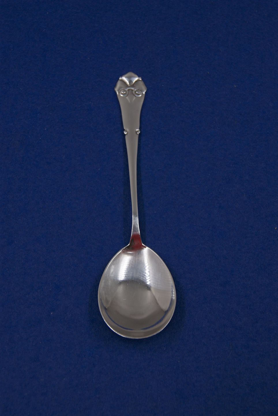 Stilk Outlaw Kommunist Antikkram - Fransk Lilje sølvbestik, marmeladeskeer 14,5cm