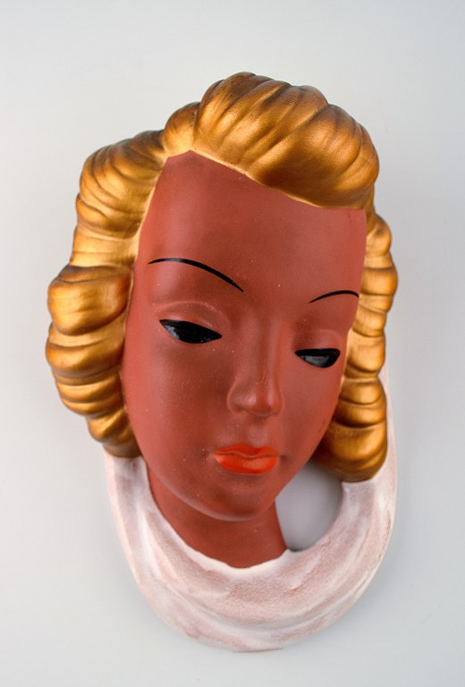 GoldSchneider, West Germany, Art deco face, earthenware