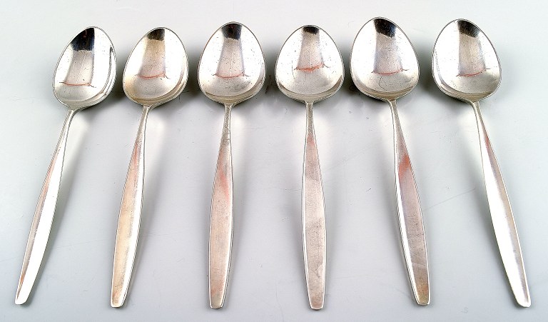 Georg Jensen Sterlingsølv Cypress 3 Suppe/dessertskeer.