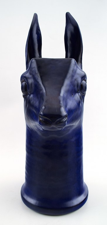 Royal Copenhagen stentøj, modelnummer 2983 Kgl. Antilopehoved - Vase.