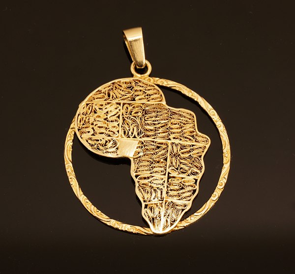 Hänger, 18kt Gold. Afrika