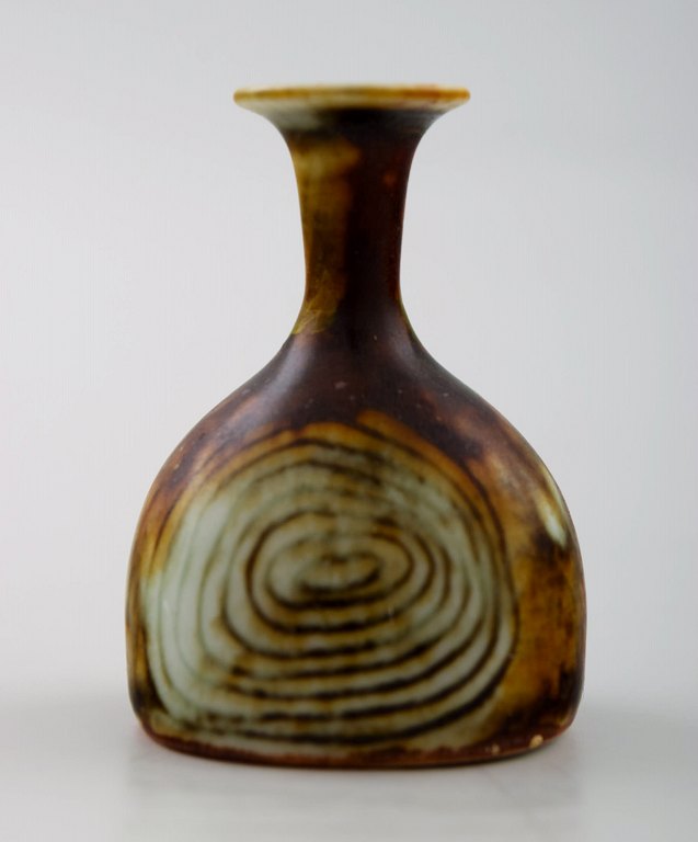 Stig Lindberg (1916-1982), Gustavsberg Studio hand, ceramic miniature vase.