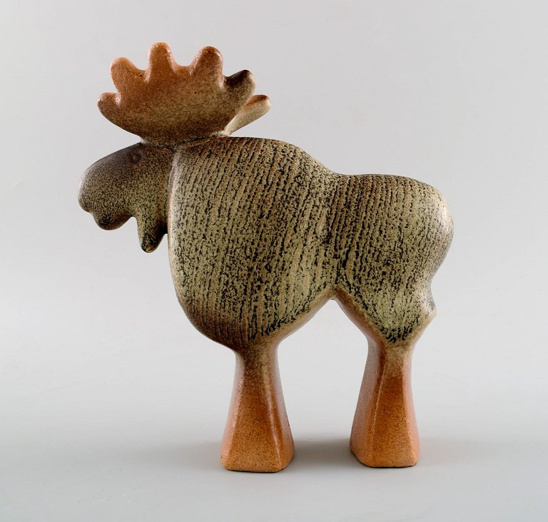 Lisa Larson Gustavsberg moose in ceramics.
