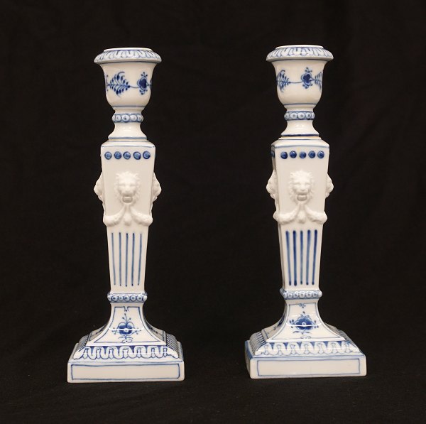 Pair of candlesticks. Royal Copenhagen. H: 22,5cm