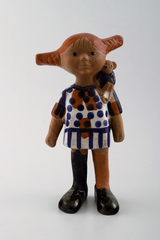 Lisa Larsson, meget sjælden Pippi Langstrømpe figur.