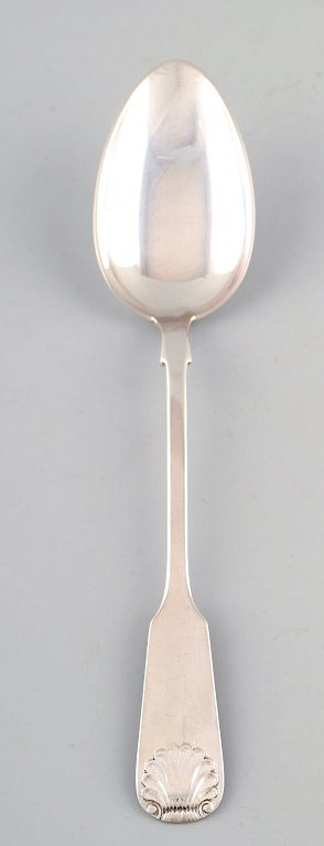 2 pcs. "Mussel" danish silver serving spoon.
