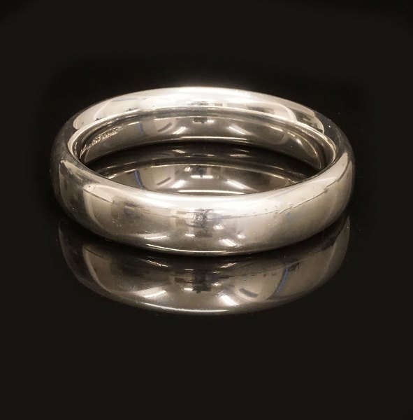 Hans Hansen Denmark: Bangle, sterlingsilver. D inside: 6,3cm