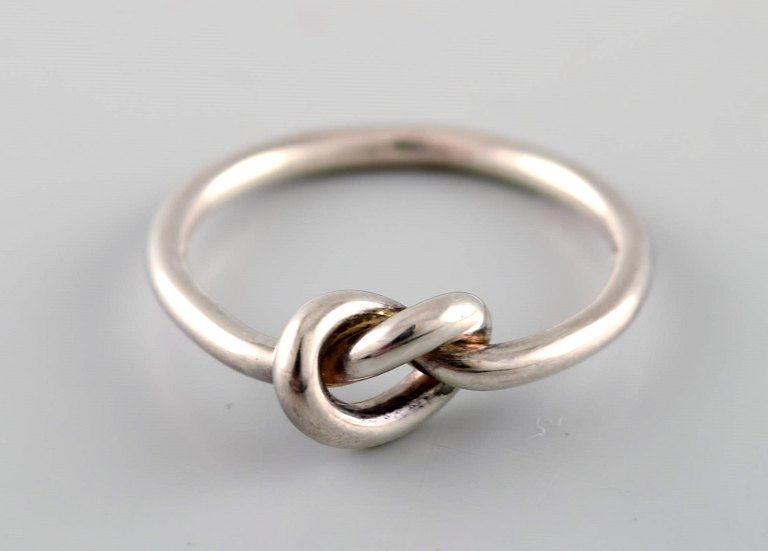 "Forget-me-knot" ring in sterling silver by Georg Jensen.