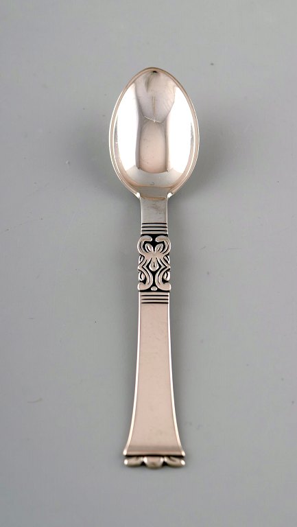 Poul Frigast, Danish silversmith. Coffee spoon in silver (830). 1930