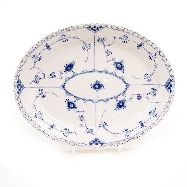 Royal Copenhagen: Grosse ovale Platte, Zwiebelmusster. #1/1148. L: 36,5cm