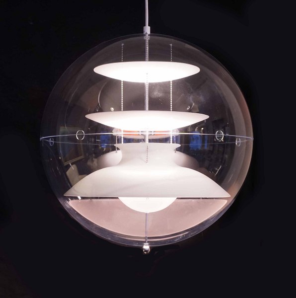 A Verner Panton Globe pendant. D: 50cm