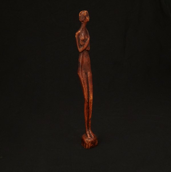 Otto Pedersen, 1902-95, Denmark: A wood cut sculpture. Signed. H: 42cm