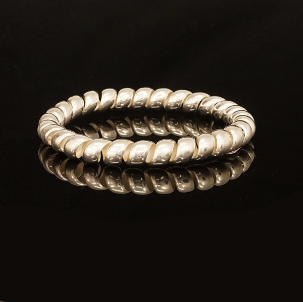 A. Michelsen, Kopenhagen: Silberarmband. D: 7,2cm