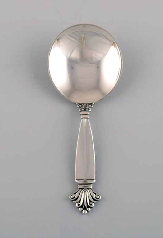 Georg Jensen Acanthus jam spoon in sterling silver.
