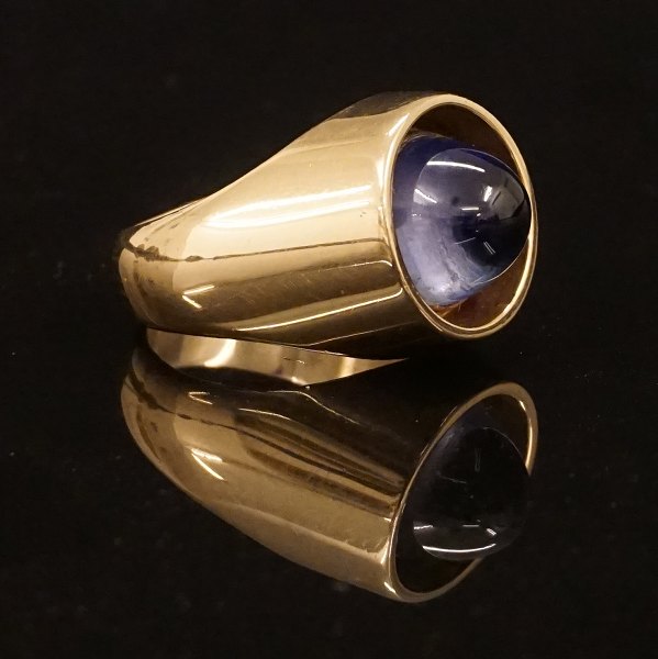 Anni & Bent Knudsen, Dänemark, 14kt Gold Ring. Ringgr. 57