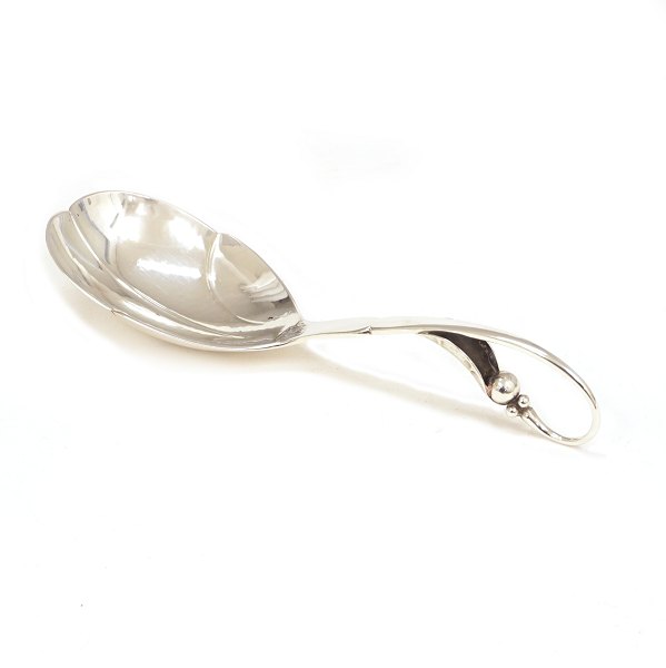 Georg Jensen Ornamental Servierlöffel. #21. L: 16,5cm. G: 52gr