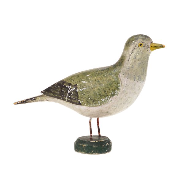 Swedish Folkart: Wood cut bird. Sweden circa 1880-1900. H: 18cm. L: 28cm