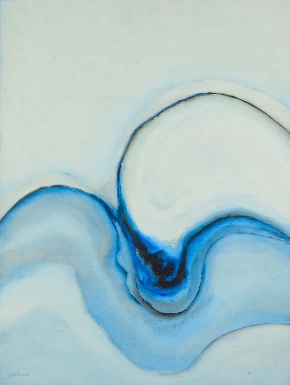 Jack Penouel, French artist.Acrylic on board.