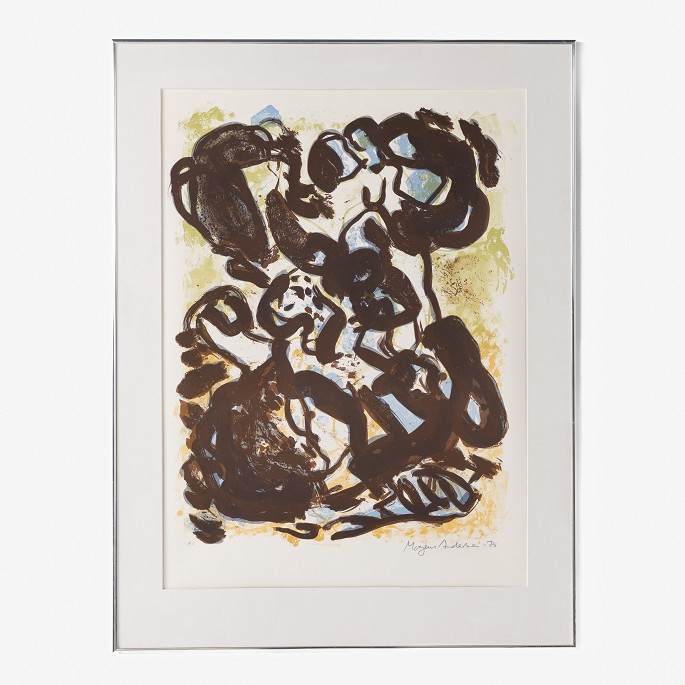 Mogens Andersen
Lithograph in silver frame from 1975. Signed.
1 pc. in stock
Good condition

