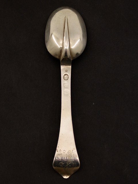 Silver spoon with tail year 1706