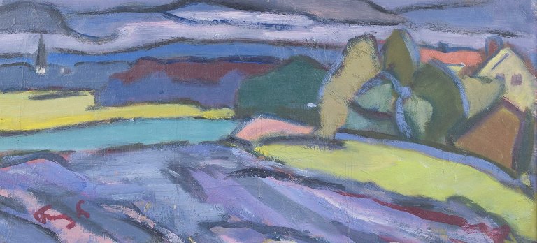 Svensk kunstnerLandskabOlie på plade