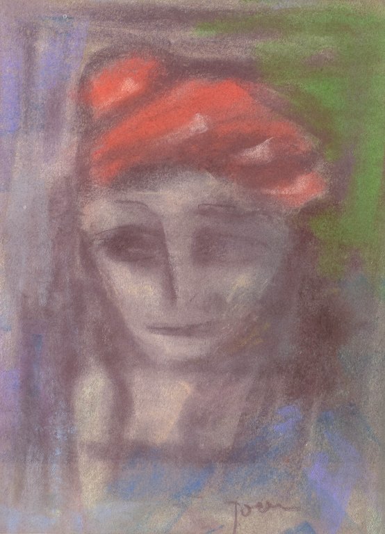 Ivan Jordell (1901–1965)Kridt (crayon) på papir