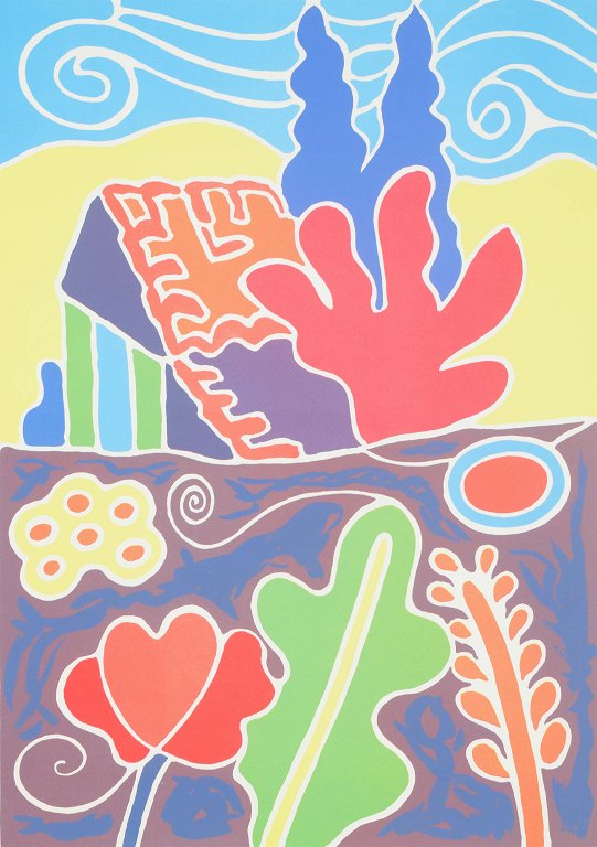 Tom Krøjer (1942–2015)Seriegrafi.