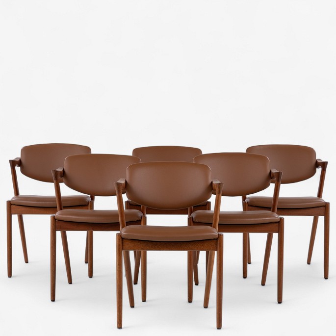Kai Kristiansen / Schou Andersen Møbelfabrik
NO 42 - Set of 6 
