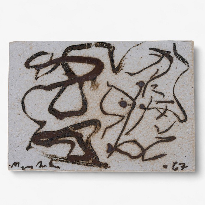 Mogens Andersen / Royal Copenhagen
Relief in stoneware. Signed, 1967. Manufacturer