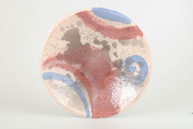 Europæisk studiokeramikerStor keramisk skål, 1980’erne.