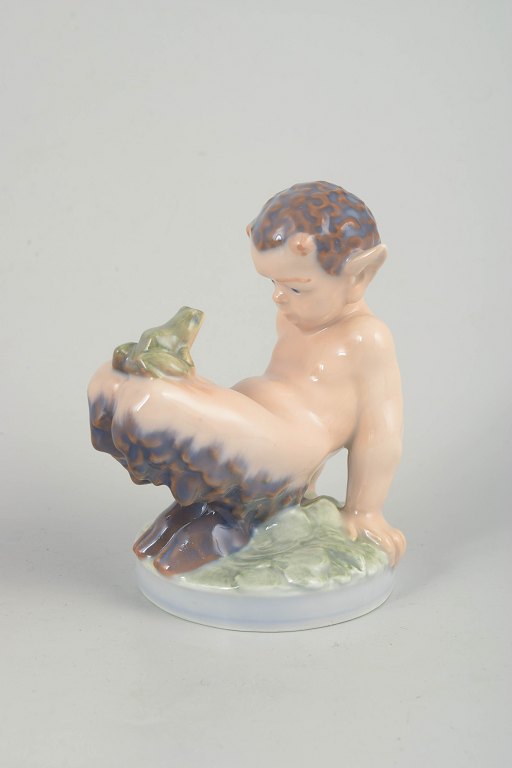Royal Copenhagen, faun figur.