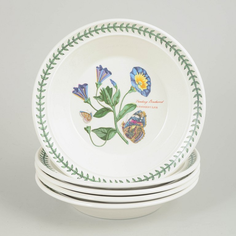 Portmeirion England, set of 5 deep plates.