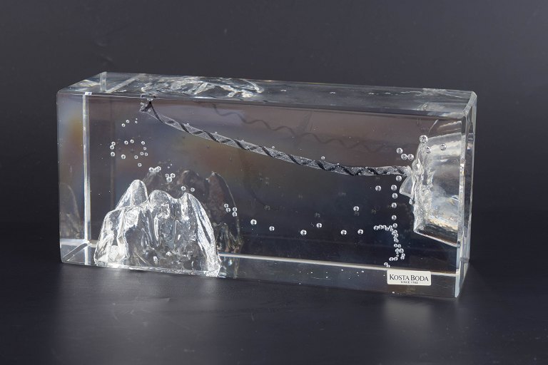 Bertil Vallien for Kosta Boda, “Crystal Fantasy”, unik skulptur i kunstglas.