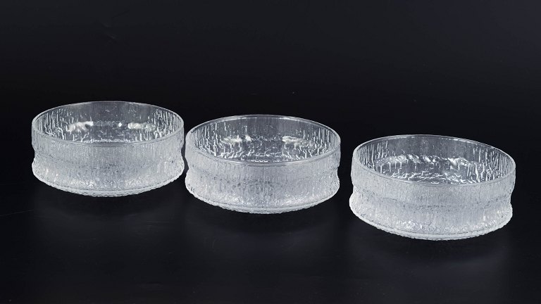 Tapio Wirkkala for Iittala, sæt af tre skåle "Hopla" serien.