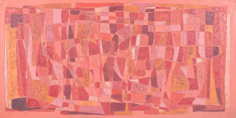 Vita Thymann, olie på plade, listet dansk kunstner.