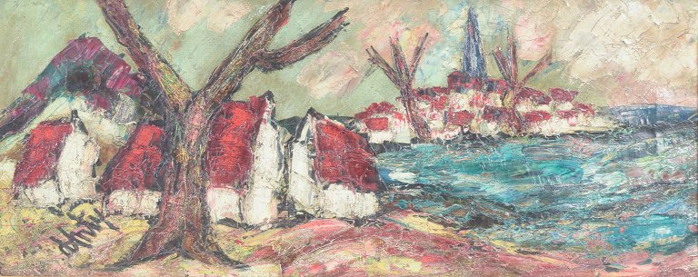 Henri D’Anty, oliemaleri, fransk kunstner.