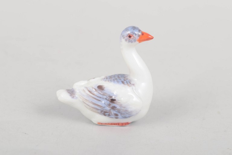 Meissen miniature gås.